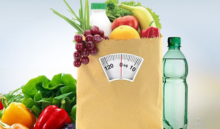 7 kg of water and weight loss products per week