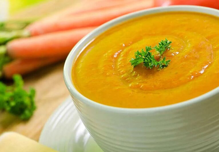 Vegetable puree diet in the diet for gout